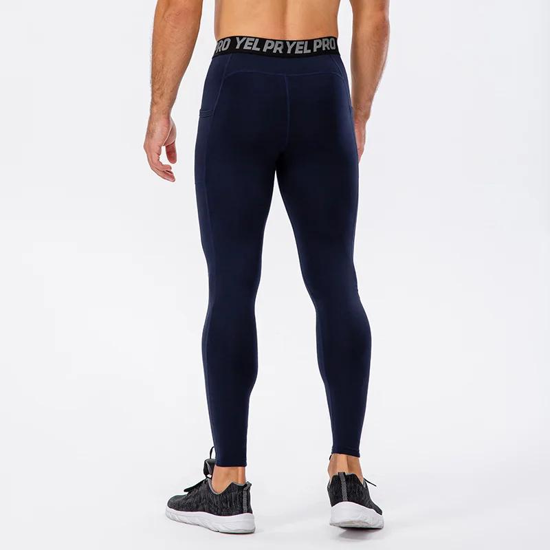Pantalons de Compression pour hommes, collants de sport d'automne et d'hiver, de Fitness, de course,