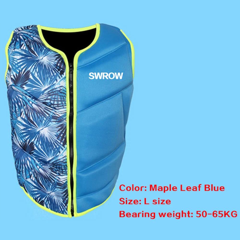 Gilet de sauvetage en néoprène, gilet de pêche, veste d'eau, sport, adultes et enfants, vêtements de