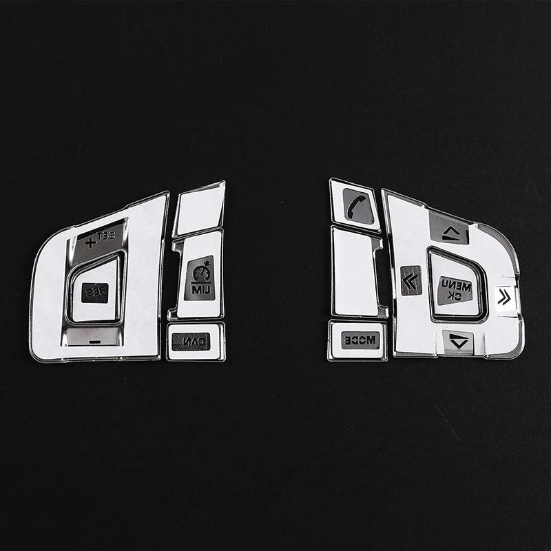 Décoration de bouton de volant de voiture en alliage d'aluminium, autocollant de protection, accesso