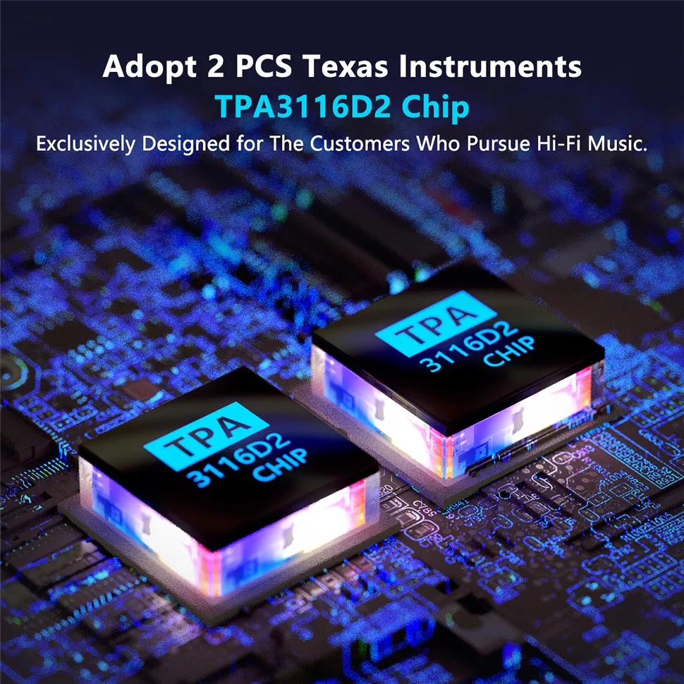 Fosi Audio BT20A Bluetooth TPA3116D2 amplificateur de puissance sonore 100W Mini HiFi stéréo classe