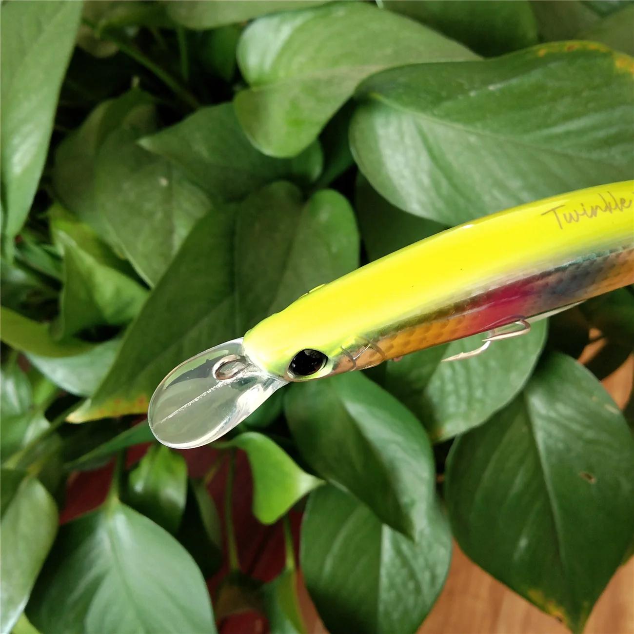 TSURINOYA-Leurre méné rigide flottant DW111, appât Élidéal pour la pêche au bar en mer, 130mm, 23g,