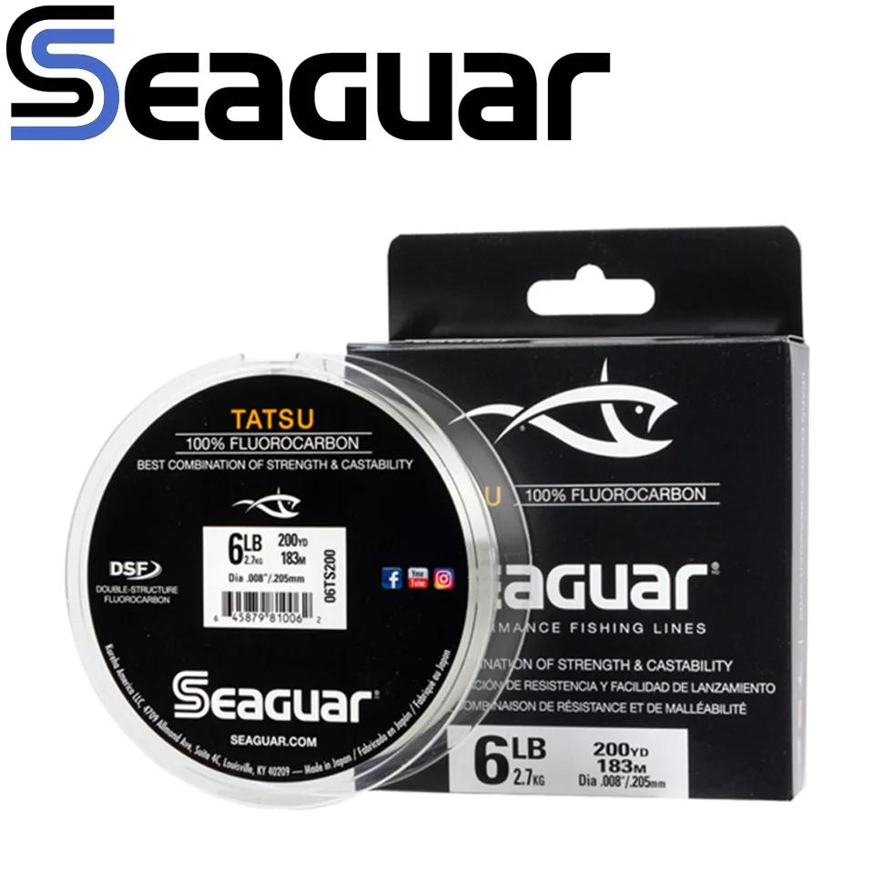SEAGUAR TATSU-Ligne de pêche originale 100% fluorocarbone DSF, de niveau compétitif, de 4 à 25lb, 20
