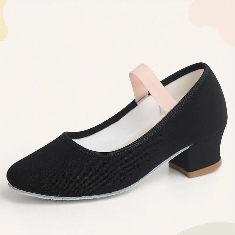 Chaussures de ballet pour filles et femmes - Pantoufles de danse confortables pour gymnastique et cours