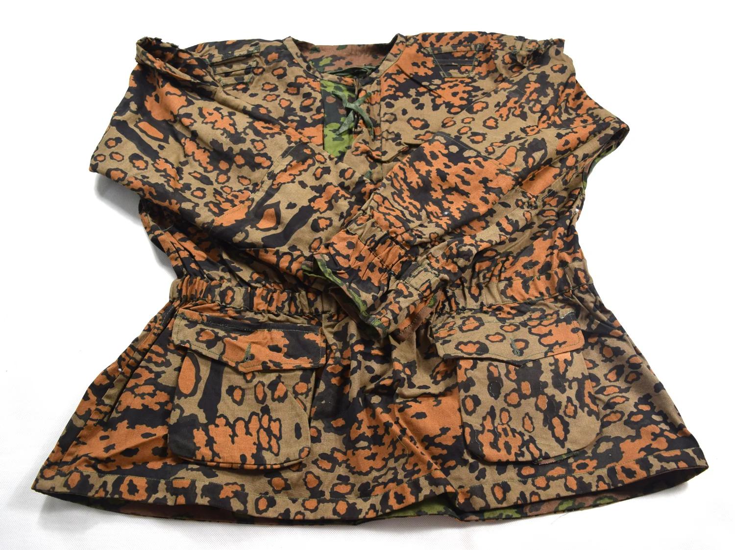 Camouflage RÉVERSIBLE Allemand Elite M42 Chêne Smock Camo Couleur L