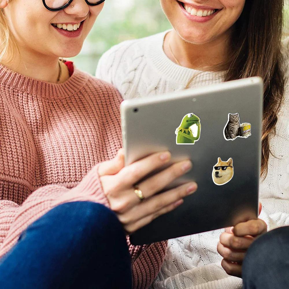 10/30/50 PIÈCES Classique Meme Autocollants BRICOLAGE Réfrigérateur Guitare Ordinateur Portable Réfr