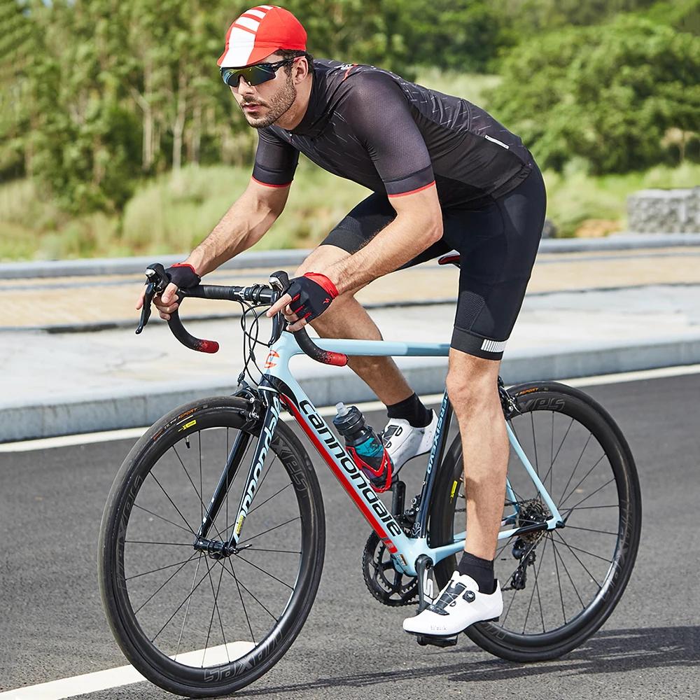 RION hommes cyclisme cuissard Bretelle collants vélo vélo vêtements pantalon Pad vtt Biker homme bre