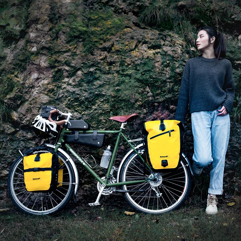 Bal inowalk-Ensemble de sacs de vélo pour voyage longue distance, sac de vélo étanche, sacoche de gu