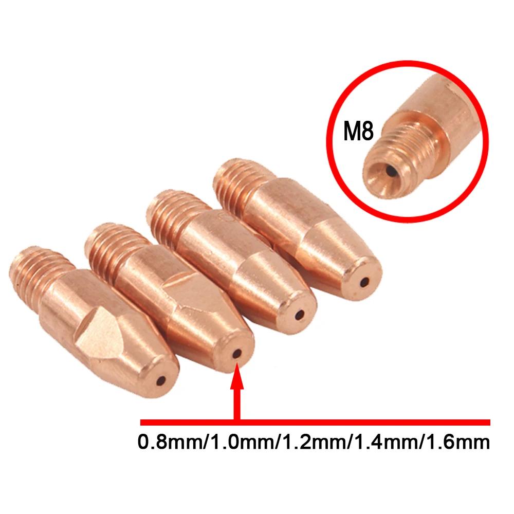 Consommables pour torche de soudage 36KD M8 * 30mm 0.8/1.0/1.2/1.4/1.6mm, pointes de Contact pour pi
