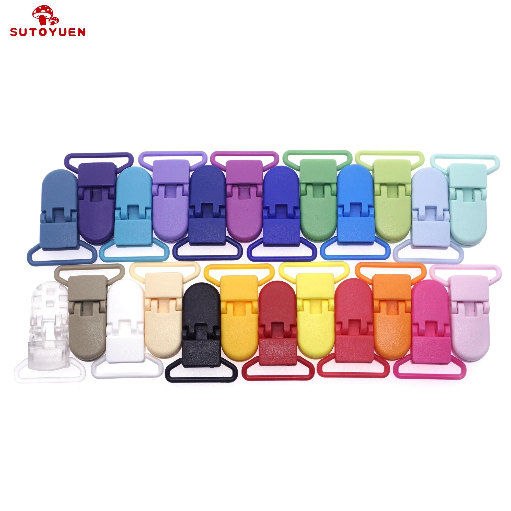 Sutoyuen – attache-tétine en plastique pour bébé, attache-sucette factice, porte-chaîne pour ruban d