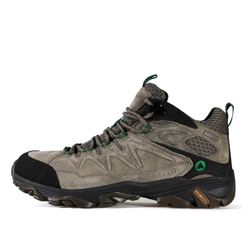 HUMTTO baskets imperméables pour hommes chaussures de randonnée en cuir bottes de Trekking femmes Ca