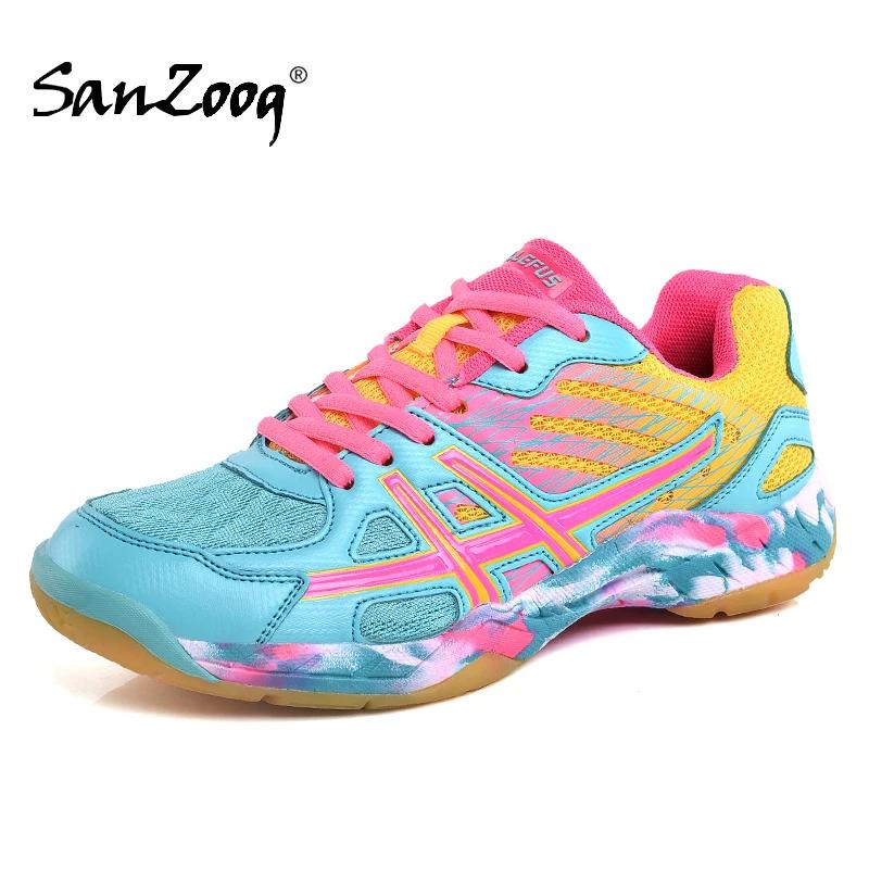Chaussures de Badminton antidérapantes pour femmes, hommes et enfants, Tennis de Table, volley-ball,