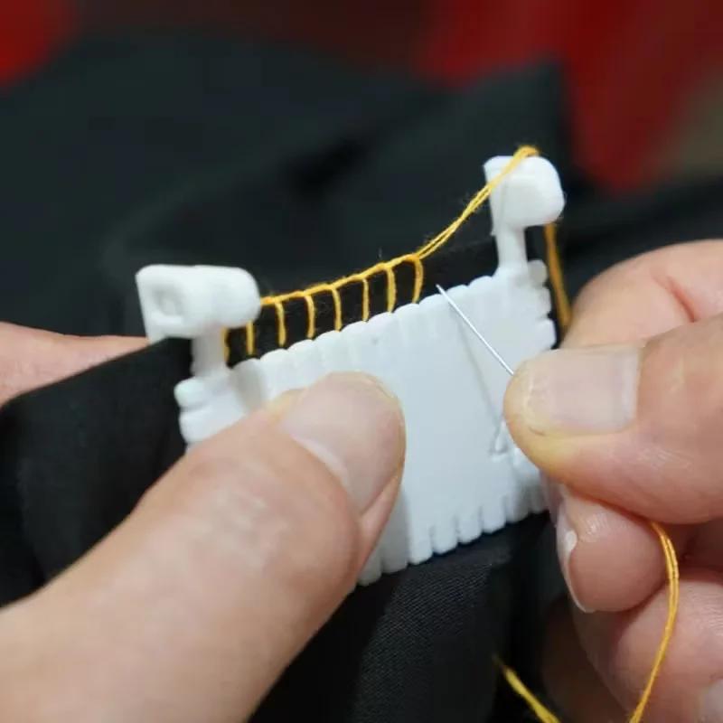 Guide de couture à Clip sur le bord de couture, jauge à aiguille, outil de mesure Portable pour débu