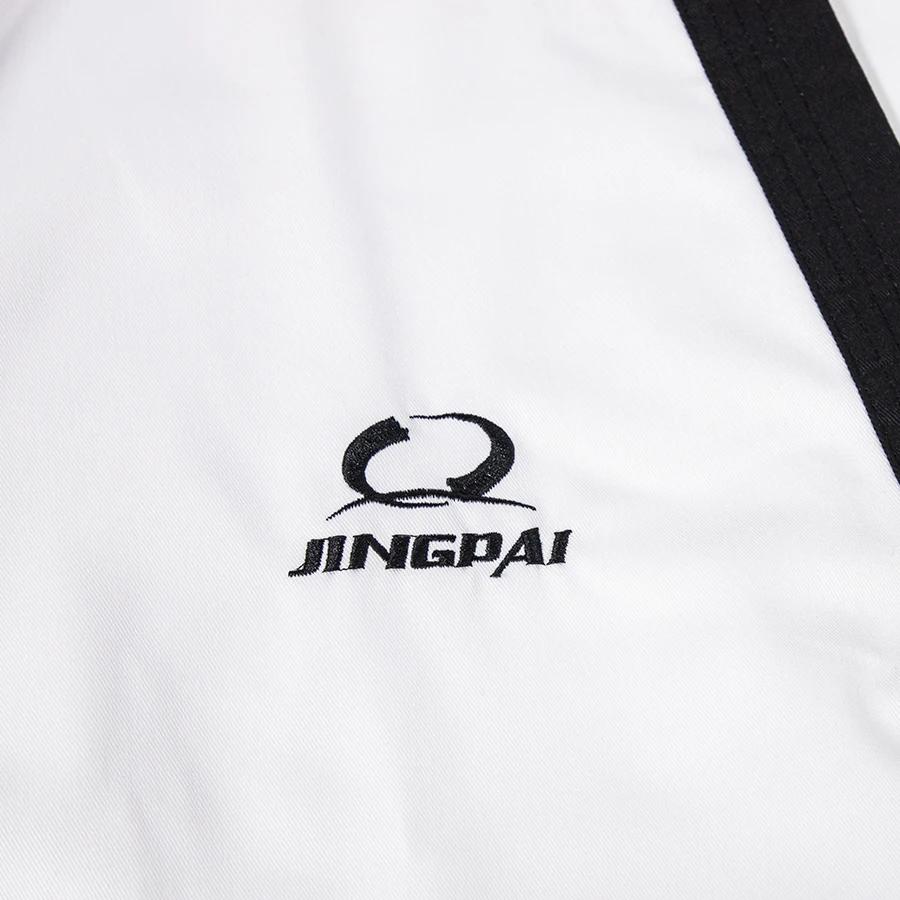 Costume taekwondo TKD blanc unisexe enfants adultes - Uniforme karaté WTF, dobok, manches longues