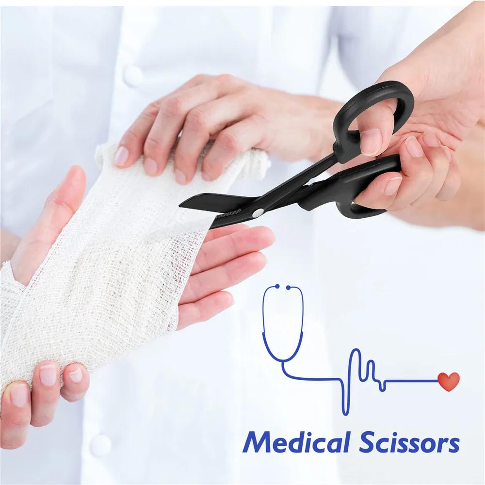 Ciseaux médicaux de survie paramédical, ciseaux de sauvetage médical, gaze pour traumatismes, premie