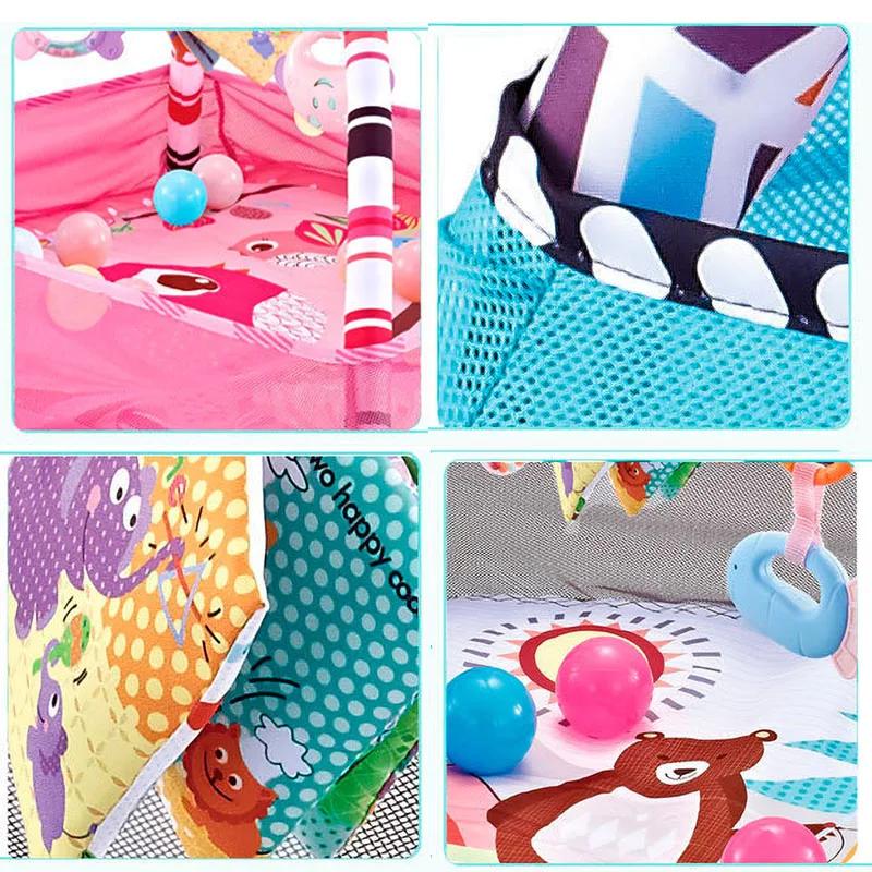 Cadre de Fitness pour bébé, tapis de jeu pour enfants, couverture rampante, tapis de jeu pour nourri