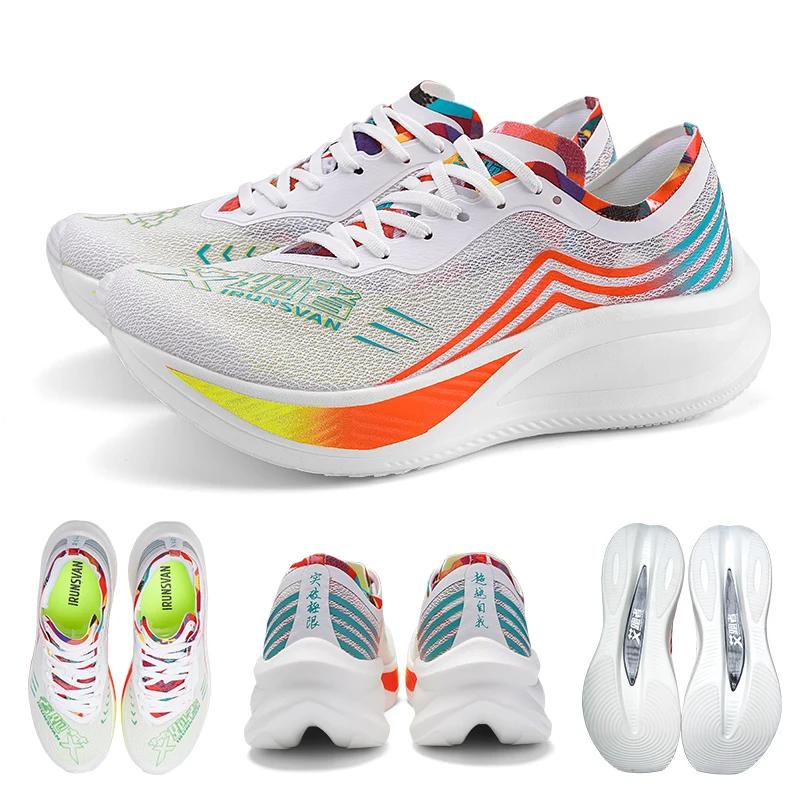IRUNSVAN 1.0 entraînement sportif professionnel nylon pleine paume plaque de carbone marathon respir