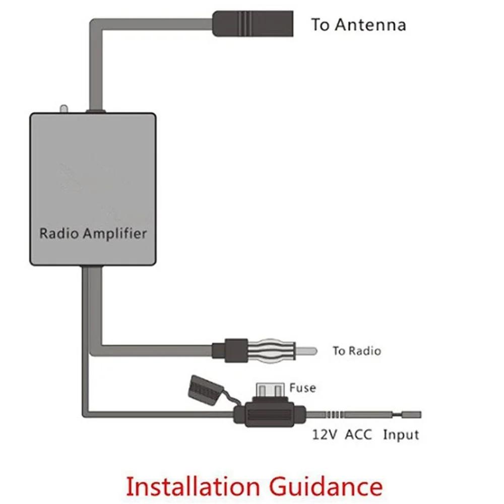 Amplificateur de Signal FM universel, antenne de voiture Anti-interférence, Radio, Booster FM univer