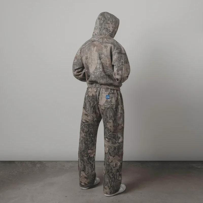 Y2K rétro pantalons de survêtement motif de Camouflage imprimé Streetwear hommes harajuku rue Hip Ho