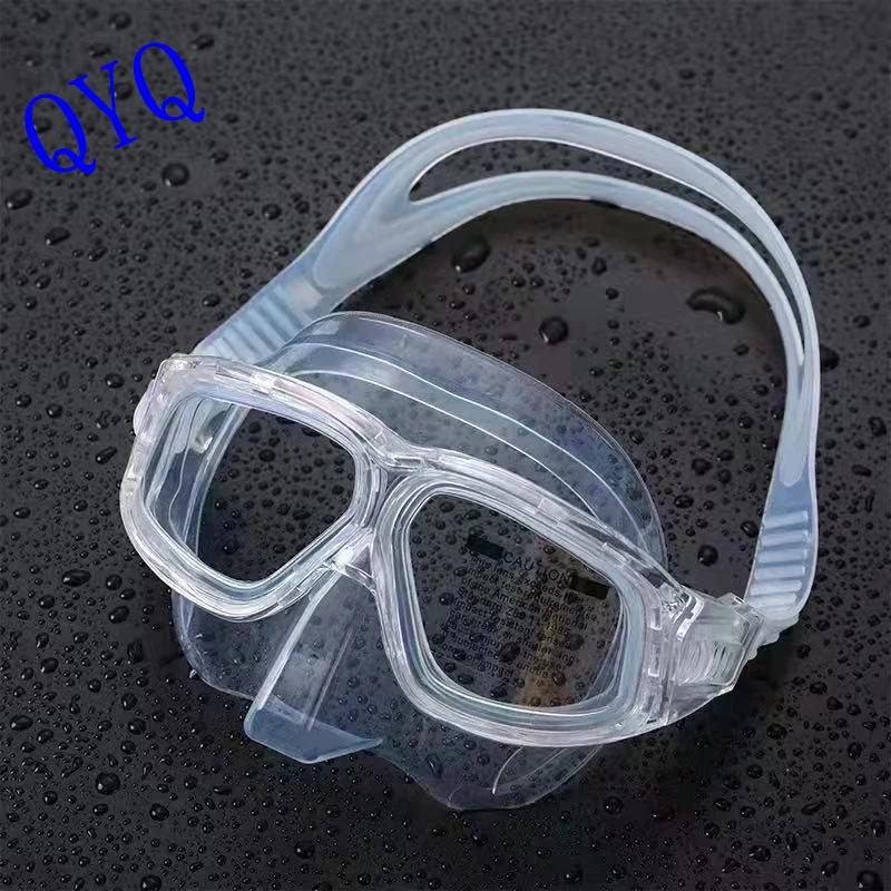 Masque de plongée miroir de surface de plongée gratuit, lentille antibuée haute définition, équipeme