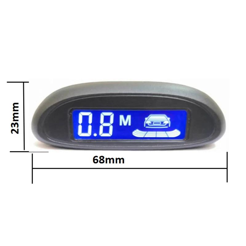 Kit de capteur de stationnement LED Parktronic pour voiture, Radar Multiple, affichage rétroéclairé,