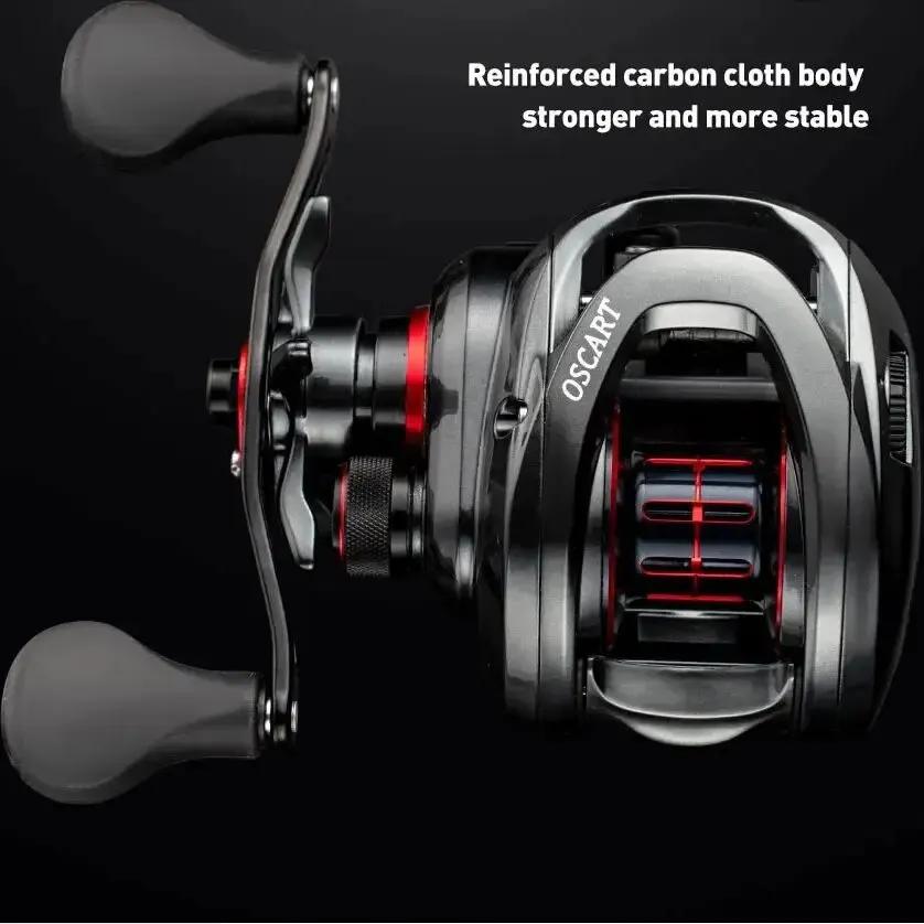 Moulinet de pêche de bobine de Baitcasting de l'eau salée et Baitcaster 9BB 5.4:1 7.1:1