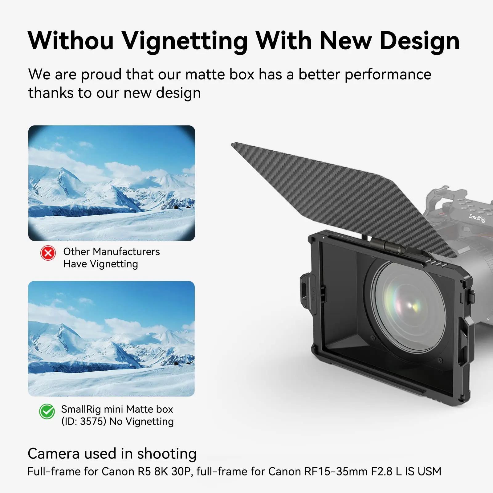 SmallRig-Mini appareil photo reflex numérique sans miroir, mise au point rapide, compatible avec obj