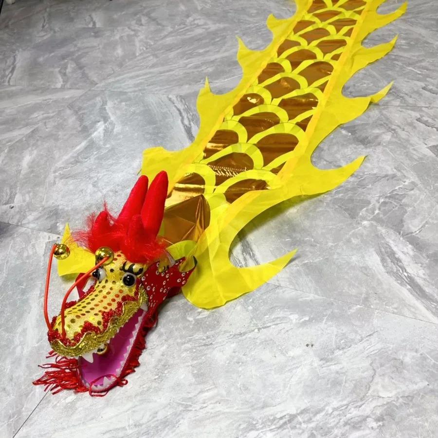 Jouets de danse du Dragon chinois pour enfants, 1.5/2/3/5 mètres, cadeaux de noël, Festival de danse