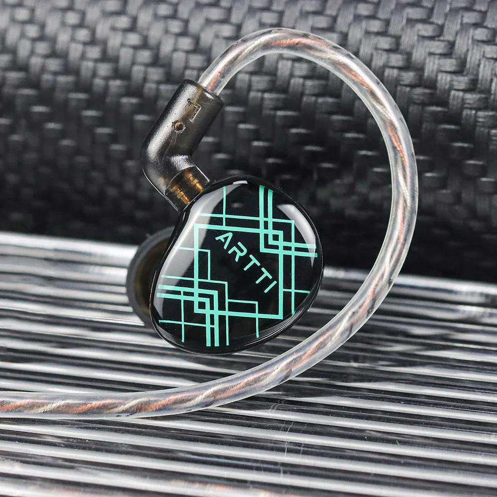 ARTTI R2 écouteurs intra-auriculaires HiFi 10mm diaphragme en béryllium bobine dynamique filaire IEM