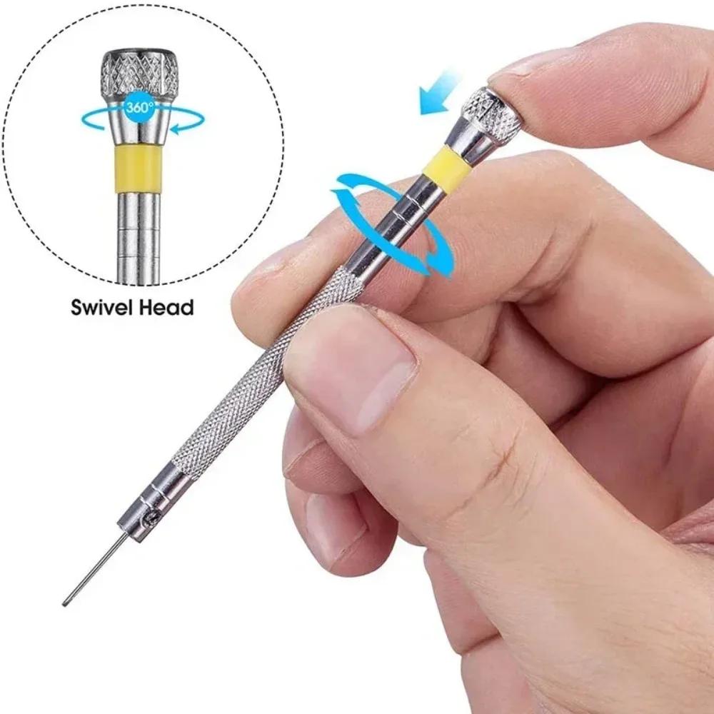 Tournevis en acier pour la réparation de montres, outils de montre portables, retrait de bande avec