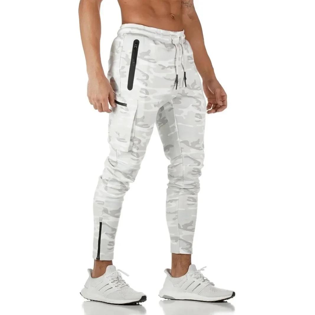 Viser de sport camouflage pour hommes, joggeurs de fitness pour hommes, pantalons de course, pantalo