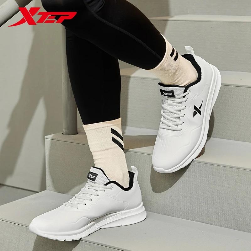 Xtep 9839 deux coton Version coton chaussures pour hommes hiver doux chaussures de sport confortable