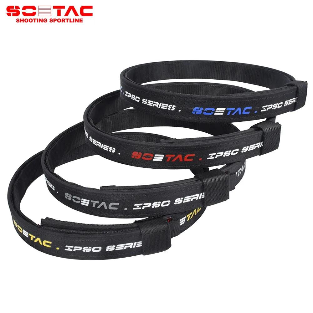 Ceinture tactique double couche IPSC IDPA, holster professionnel à dégagement rapide, ceinture de co