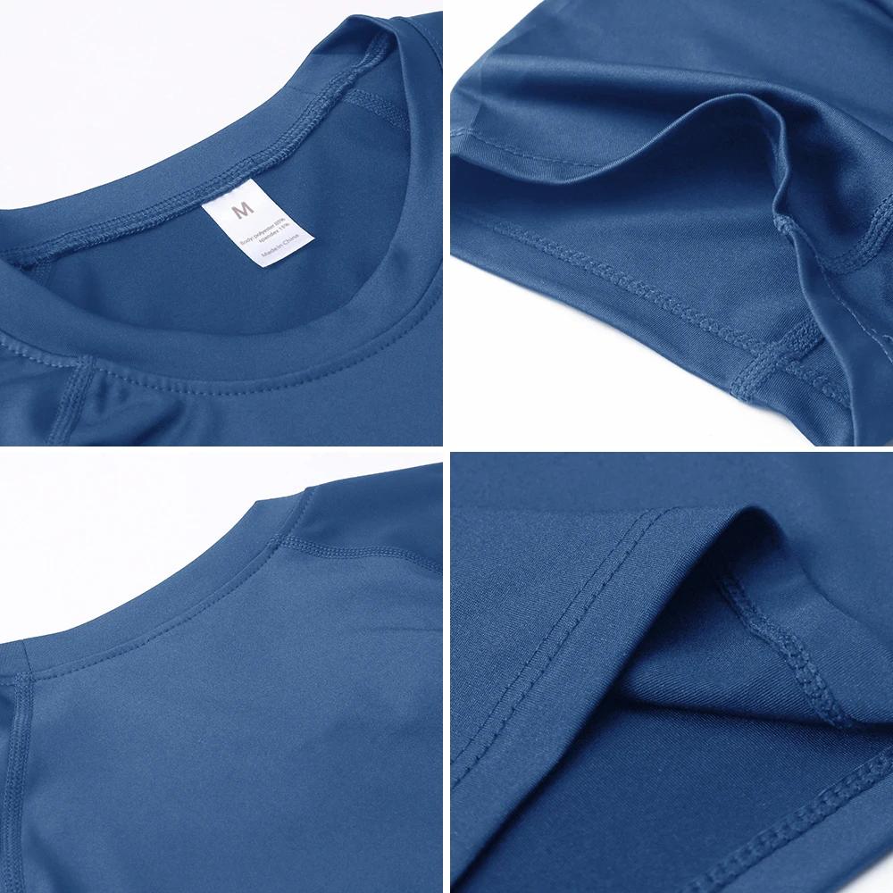 T-shirt compression homme séchage rapide - Haut technique pour gym, running et fitness extérieur