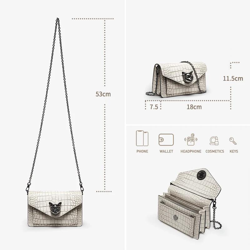 BAFELLI 2025 nouveau sac pour femmes mode tendance embrayage chat corps sacs à main marque de luxe c