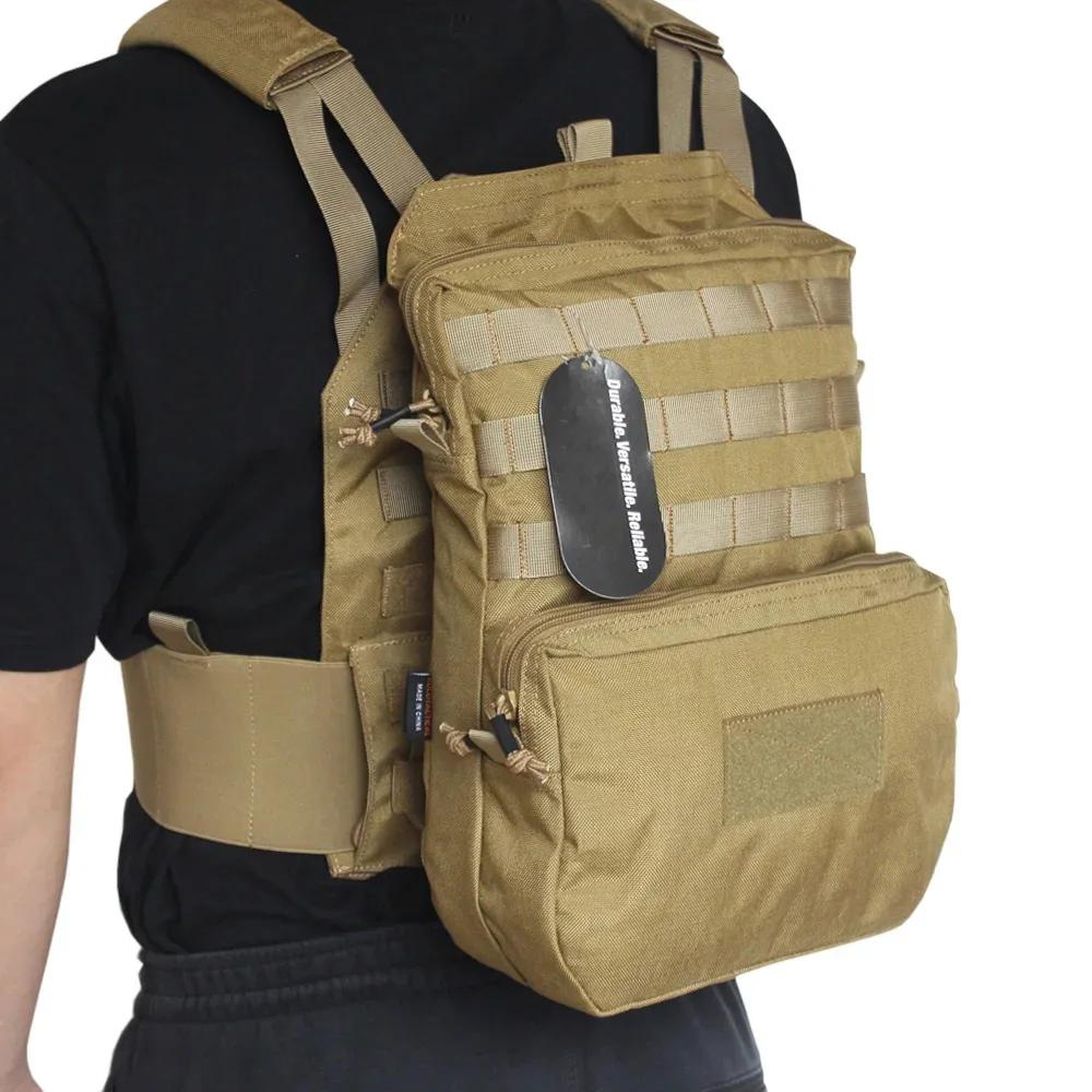 VULPO – accessoire de gilet tactique, sac à eau Molle, sac à dos de Combat d'assaut EDC Airsoft, sac