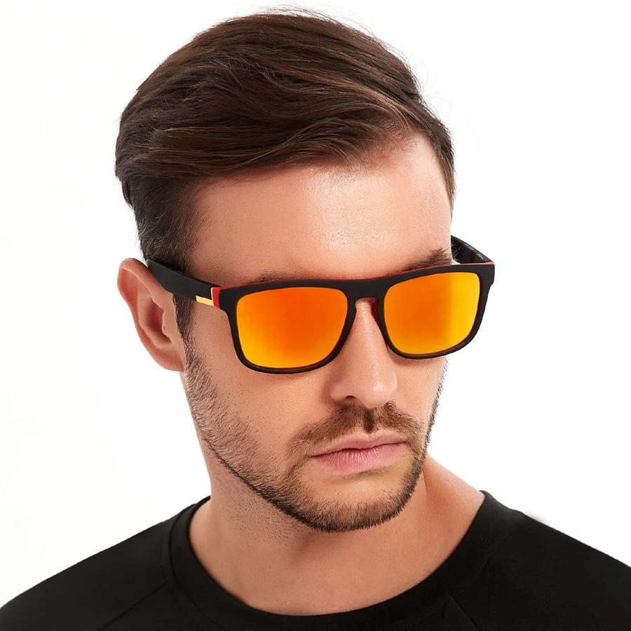 Lunettes de soleil carrées vintage tendance pour hommes et femmes, idéales pour la pêche et la condu