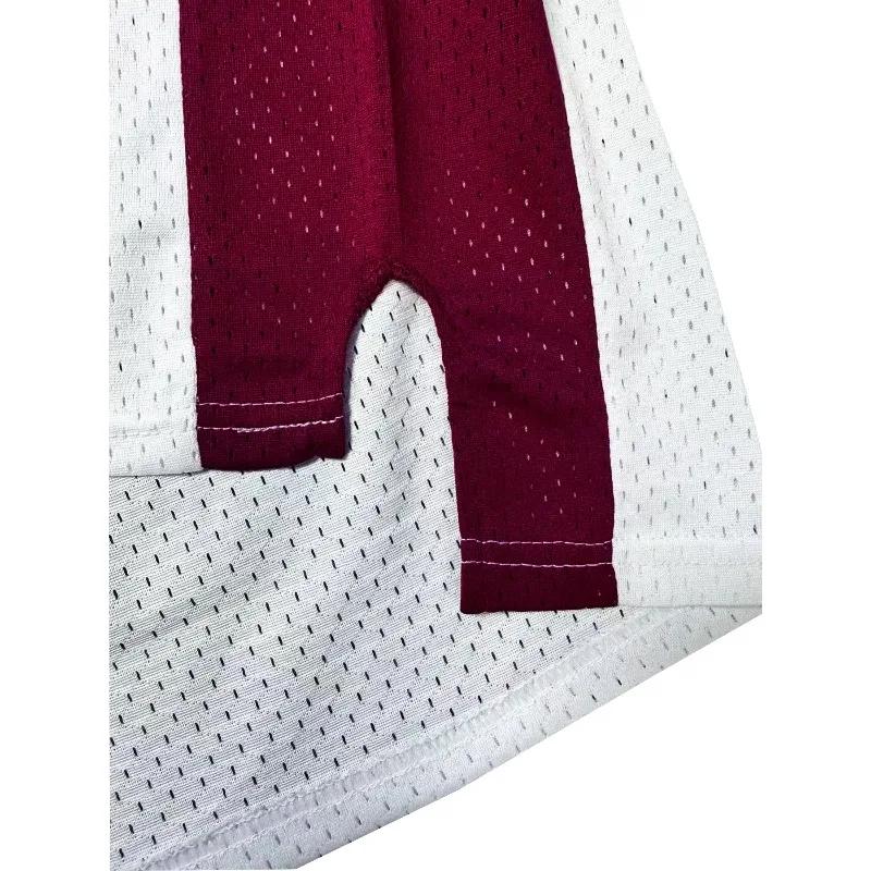 Hommes # 33 Maillot de basket brodé - Polyester respirant, haut de sport sans manches à col rond pou