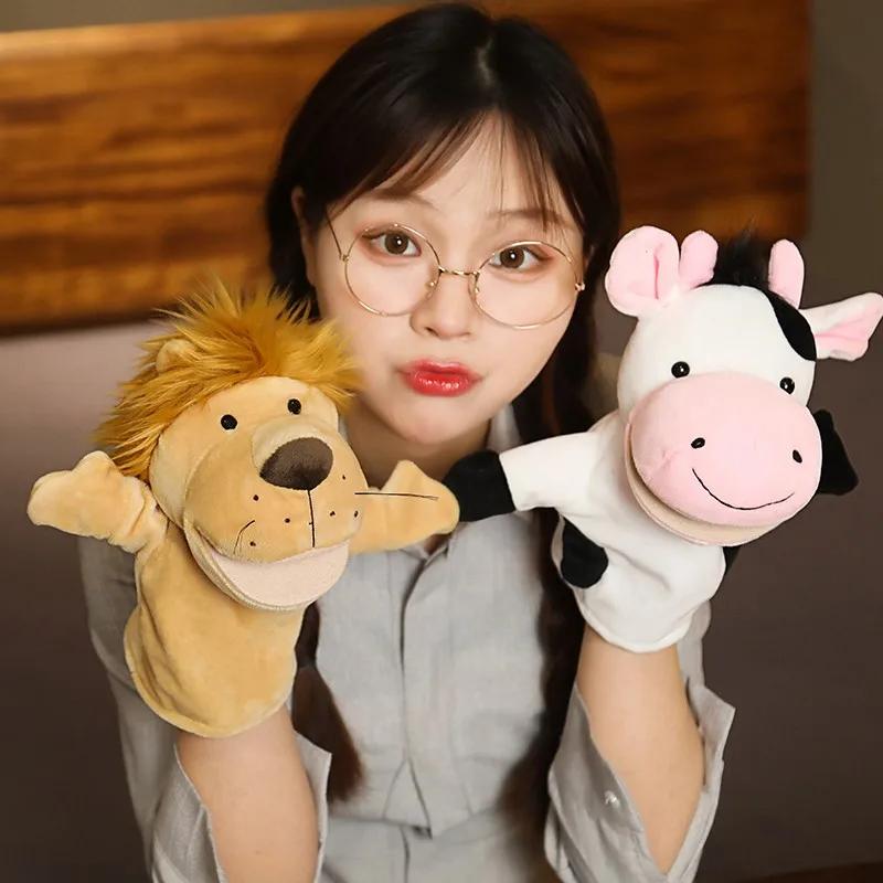Marionnettes à doigt à main, jouet en peluche de dessin animé, fourniture de fête, jouet préféré de