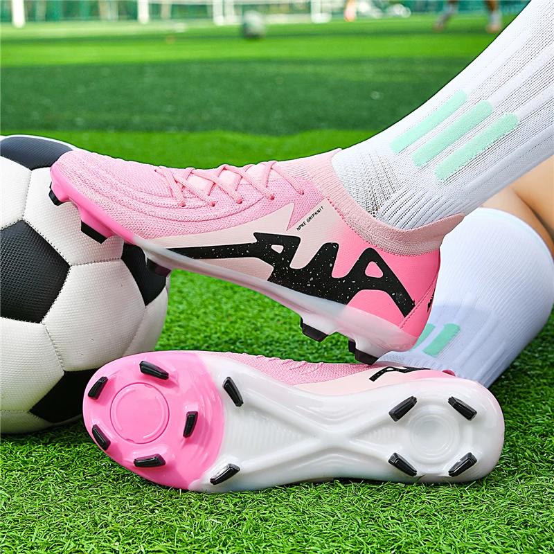 Nouveaux hommes chaussures de Football adulte antidérapant garçons adulte Futsal Sport bottes de Foo