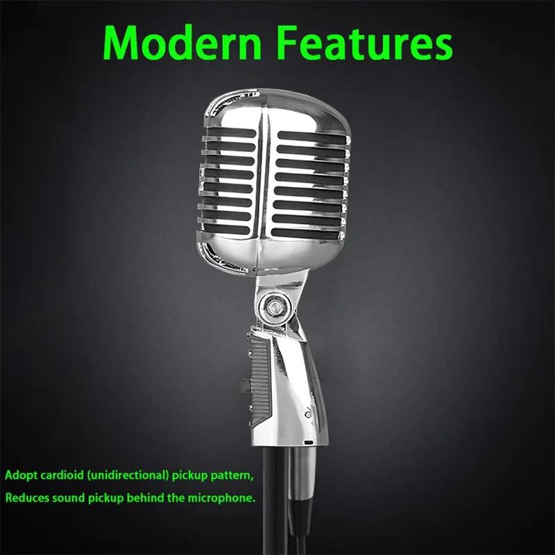 Support universel pour Live Performance Karaoké Microphone en métal vintage pour 55SH Classic Dynami