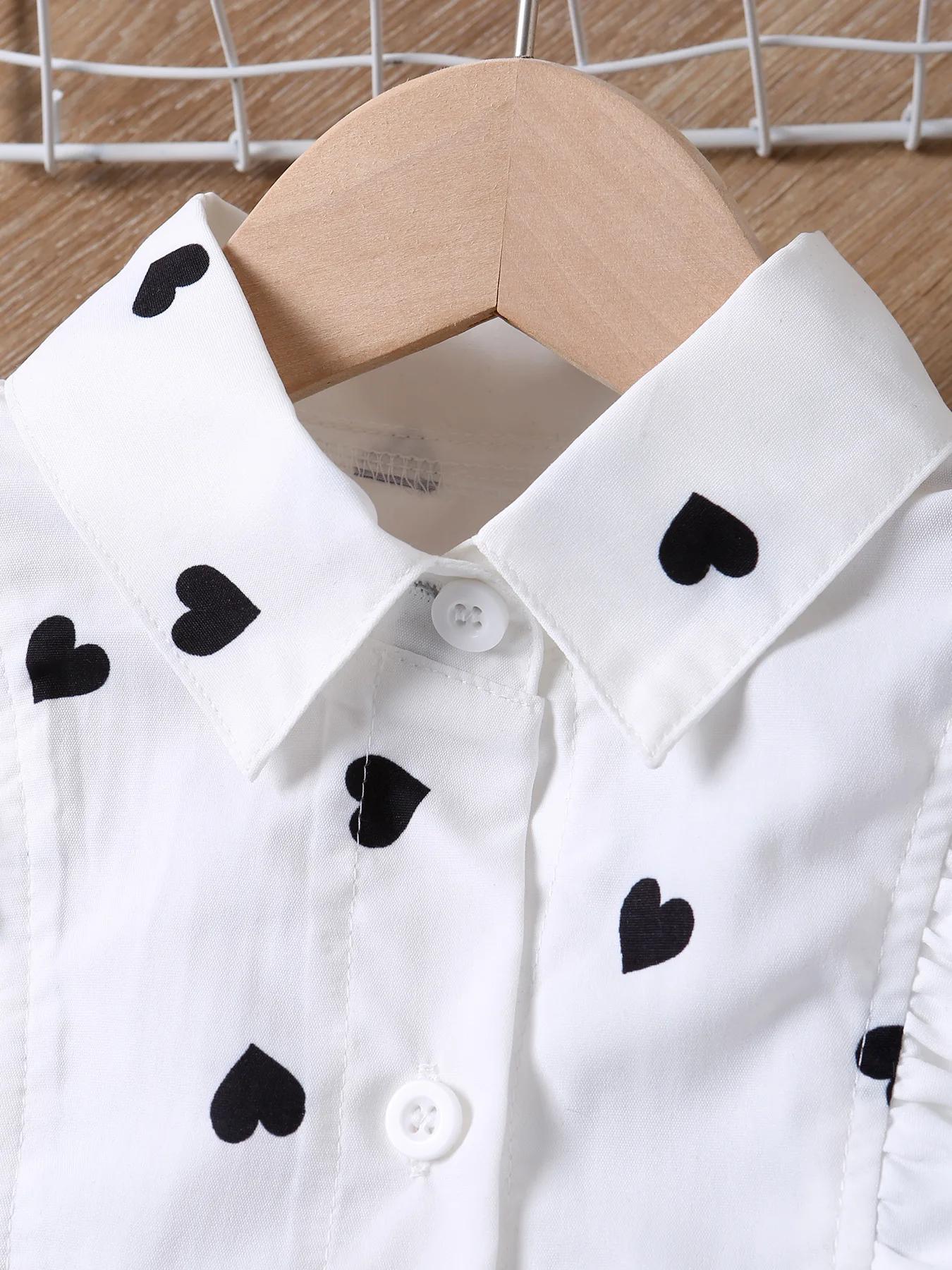 Ensembles de vêtements pour filles printemps-automne, nouvelle mode, chemise + bas, 2 pièces, costum