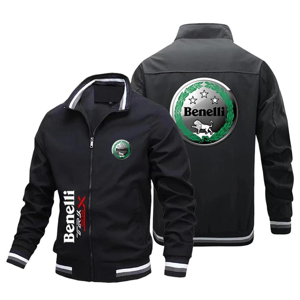 Veste coupe-vent pour homme, logo Benelli, Harajuku, sports de plein air, cyclisme, loisirs, marque