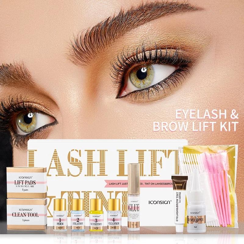 ICONSIGN-Kit professionnel de lifting et de teinte des cils, outils de maquillage pour les yeux, liv