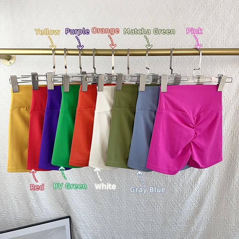 Short de sport court pour femmes, Legging de Yoga, résistant aux squats, taille haute, serré, séchag