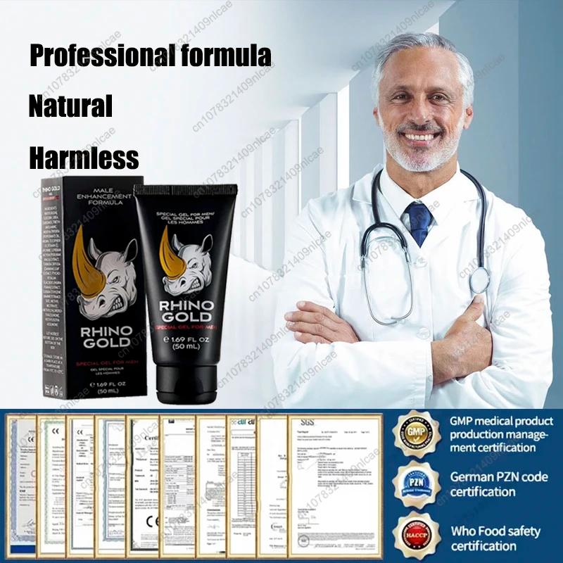 Crème de massage originale Gold Gel pour hommes, huiles pour le pénis, crème d'agrandissement pour l