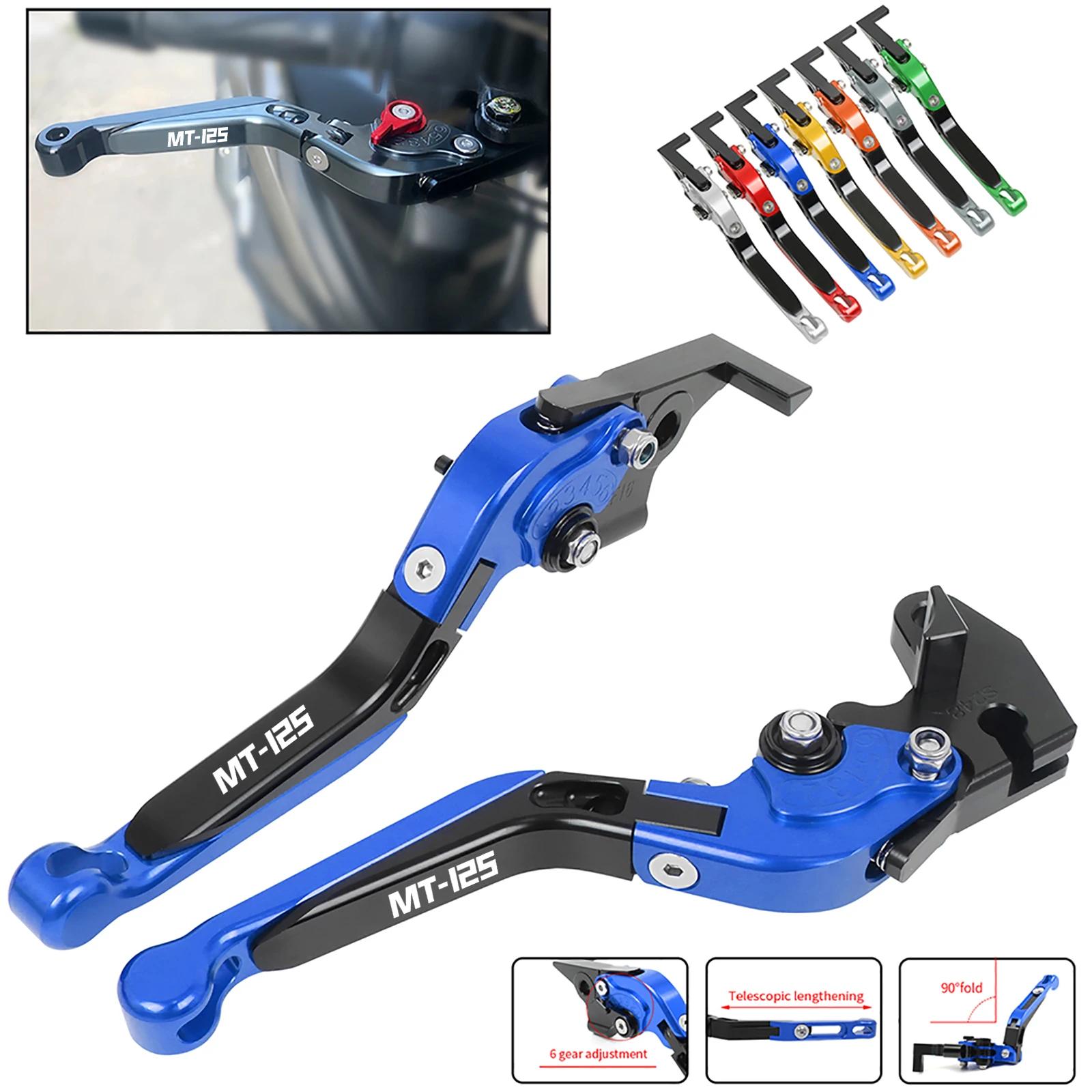 Accessoires de moto leviers d'embrayage de frein pliants réglables poignées extensibles levier pour
