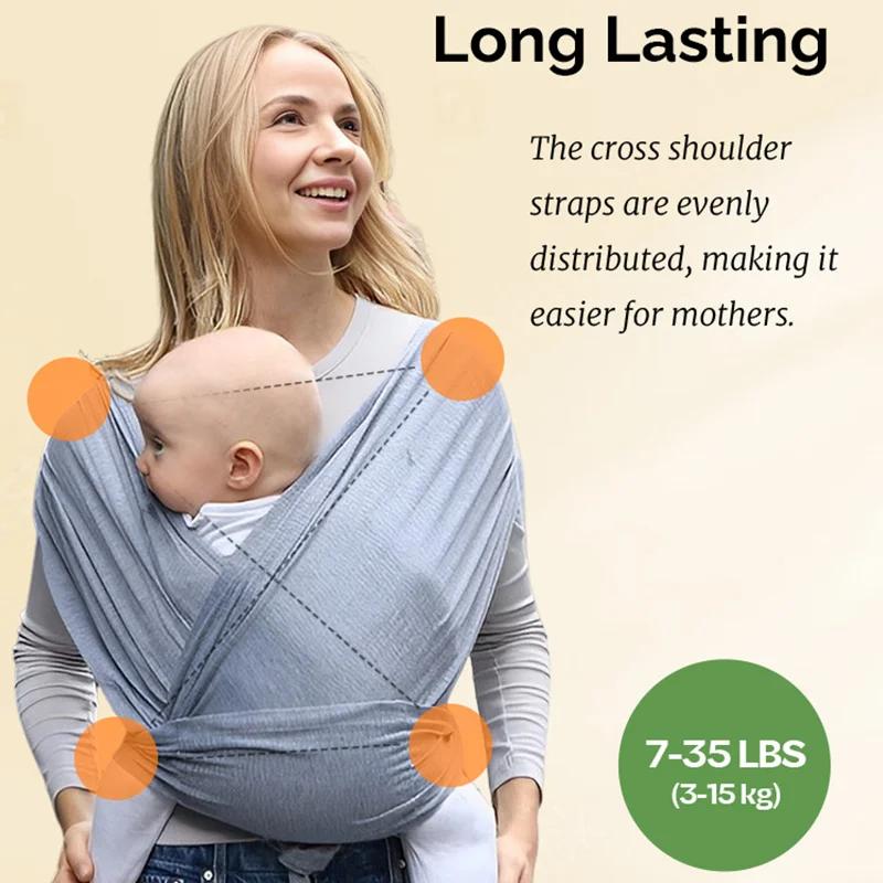 PANGDUBE 1pc attache kangourou pour bébé fronde coton transporteur pour bébé 0-36 mois nouveau-né ka