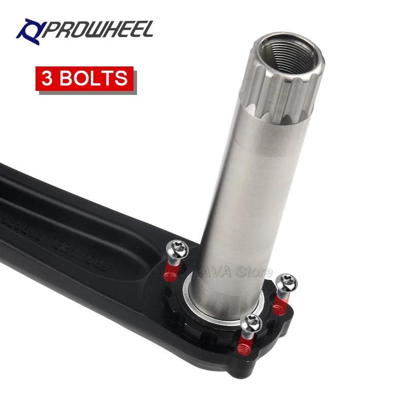 Prowheel-Bras de manivelle de vélo de route ultraléger, pignon de vélo, manivelle de 170mm, 172.5mm,