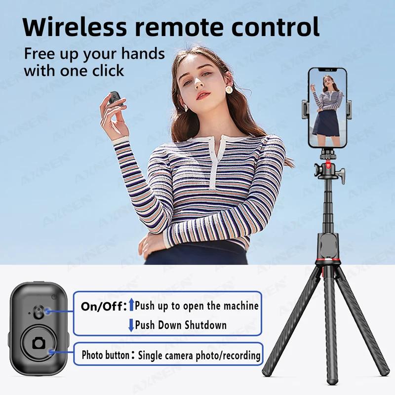 Trépied poulpe C03 bâton de Selfie Flexible Smartphone Vlog support vidéo trépied prise de vue en di