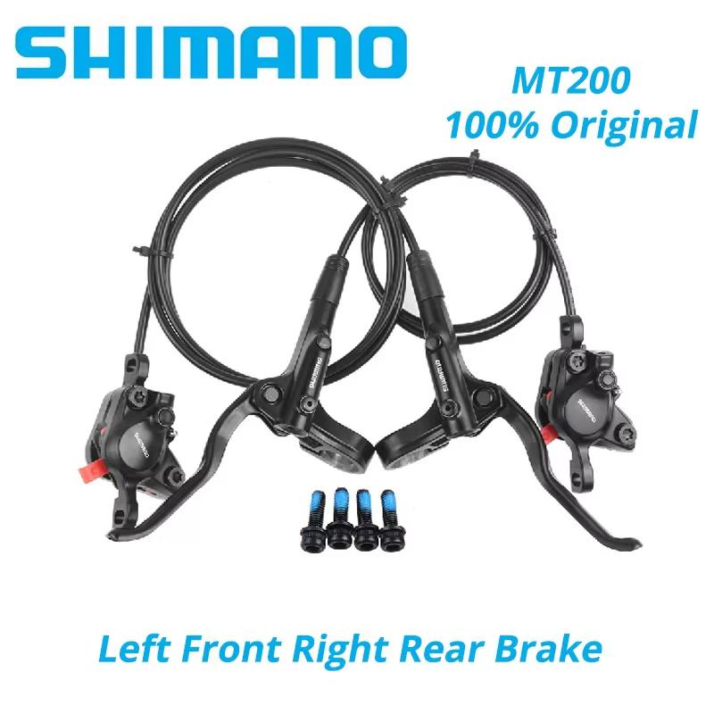 Shimano MT200 MT201 M315 VTT Frein À Disque Hydraulique MT200 Freins 2 Piston 3 Doigts Levier En Aci